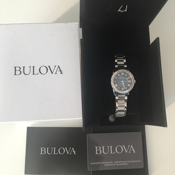 Bulova Accessories - Bulova Blue Marine Diamond Watch